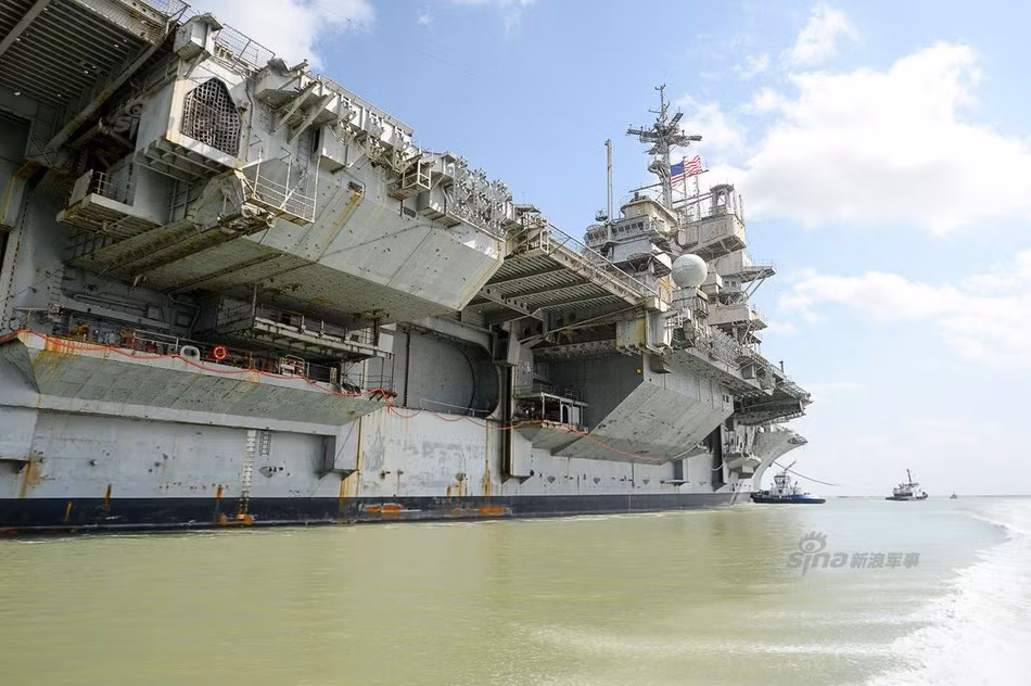 Sau khi được phá dỡ, USS Independence sẽ được nấu chảy, tái chế kim loại. Nguồn ảnh: Sina.