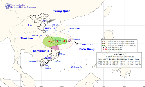 Con bao so 3 tan cong truc dien vao Da Nang
