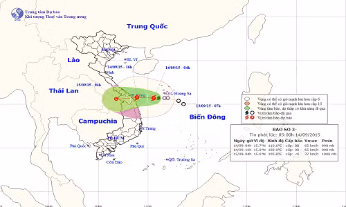Con bao so 3 tan cong truc dien vao Da Nang