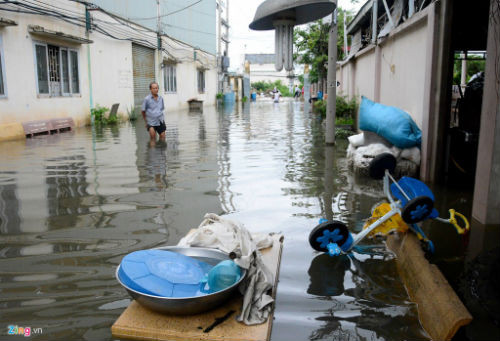 Hem o Sai Gon 20 gio chim trong nuoc ban sau bao