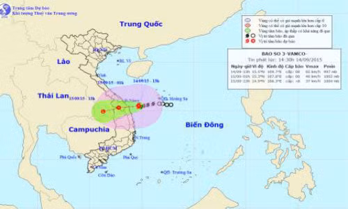 Bao so 3 dang hoanh hanh Da Nang, Quang Ngai