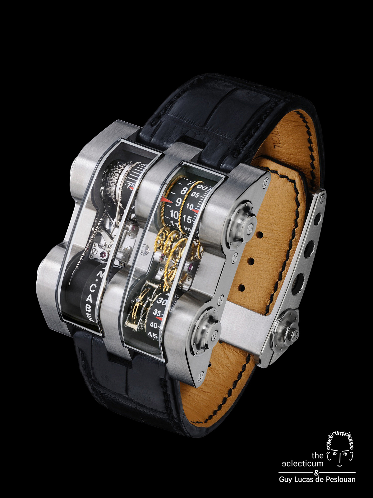 3. Cabestan Winch Tourbillon: Cabestan Winch Tourbillon là sản phẩm của công ty chế tác đồng hồ Thụy Sĩ Cabestan, nổi bật với thiết kế lấy cảm hứng từ cơ chế xích và tời. Độ chính xác cao của bộ chuyển động được đảm bảo bởi hệ thống fusee-and-chain và các bộ phận bằng bạc Đức. Đây là một mẫu đồng hồ độc đáo và sang trọng, thể hiện sự kết hợp hoàn hảo giữa truyền thống và công nghệ hiện đại.