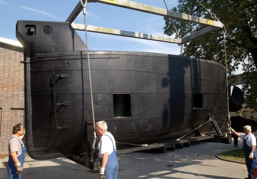 Xác tàu được trục vớt vào năm 1887 và hiện trưng bày tại bảo tàng.