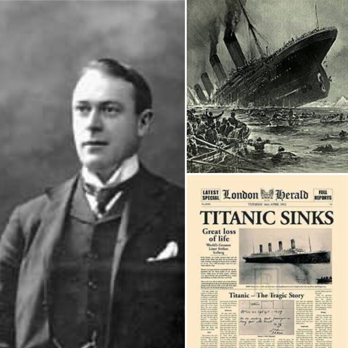 2. Thomas Andrews và RMS Titanic: Số phận của Stockton Rush khiến nhiều người liên tưởng đến Thomas Andrews, kỹ sư thiết kế con tàu Titanic. Andrews, người Ireland, đã thiết kế RMS Titanic vào năm 1907 và thiệt mạng cùng con tàu trong chuyến hành trình đầu tiên.