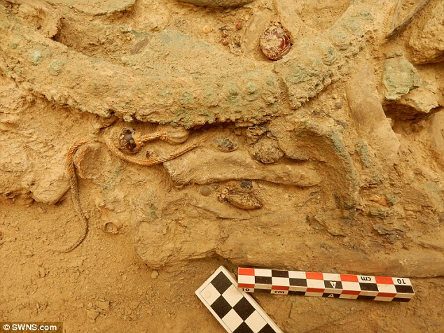 Tiến sĩ Stocker nhấn mạnh, phát hiện này không có bất kỳ bình gốm nào, mà chỉ có các vật dụng bằng đồng, bạc và vàng. 