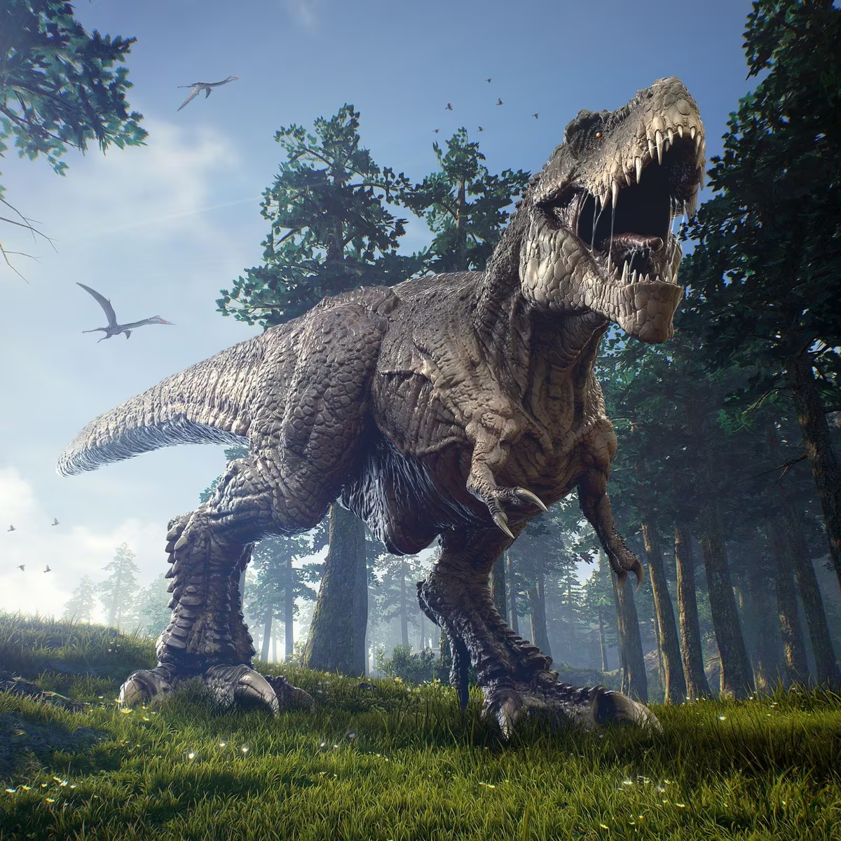 Giả sử con người tìm thấy DNA được bảo quản tốt của khủng long và có thể trích xuất nó, áp dụng công nghệ nhân bản có thể giúp hồi sinh chúng.