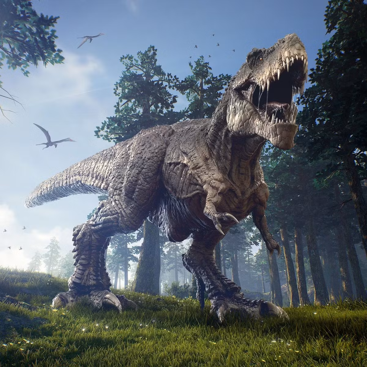 Giả sử con người tìm thấy DNA được bảo quản tốt của khủng long và có thể trích xuất nó, áp dụng công nghệ nhân bản có thể giúp hồi sinh chúng.