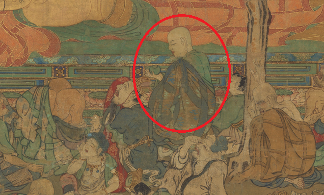 Gương mặt Đức Phật rất điềm tĩnh, biểu hiện sự giác ngộ tuyệt đối, trong khi Địa Tạng Bồ Tát cũng thể hiện sự bình tĩnh, cầm một miếng ngọc và mắt nhắm. 