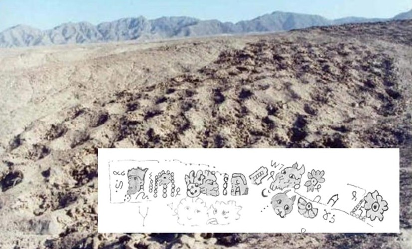 Các hố có đường kính trung bình khoảng 0,5m, được xếp ngang thành đường thẳng gần như tuyệt đối, số khác lại nằm so le nhau. Giống như hình vẽ Nazca, hình dáng độc đáo và độ dài của dải hố bí ẩn chỉ có thể nhìn thấy toàn bộ khi chụp ảnh từ trên không.