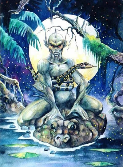  Yacuruna, theo văn hóa dân gian Amazon, là những linh hồn nước mạnh mẽ, vừa đáng sợ vừa tôn kính.