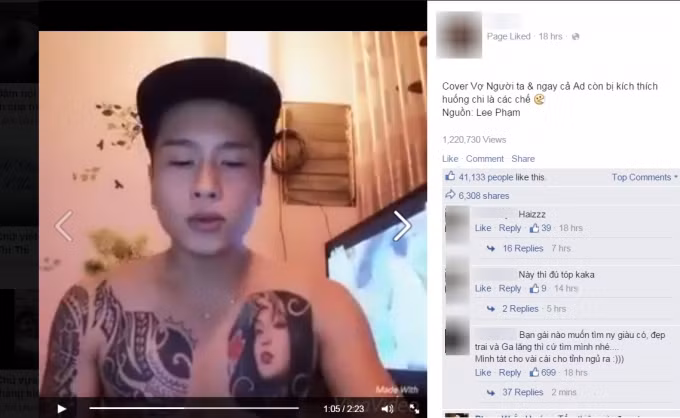 Lee Phạm là nickname của chàng trai đẹp xăm trổ với clip cover “Vợ người ta” khá hay đang được nhiều dân mạng quan tâm gần đây. Với giọng hát khá hay và đặc biệt là ngoại hình đẹp, ưa nhìn Lee Phạm khiến nhiều bạn trẻ liên tục ấn play clip cover và truy lùng thêm thong tin cá nhân.