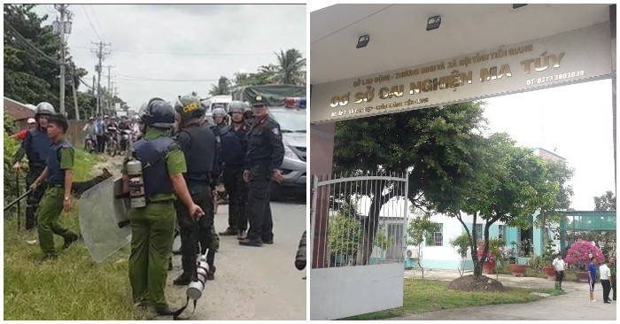 Sau đó, nhiều học viên khác hùa theo, xé tường rào vượt trại và trốn ra ngoài. Công an tỉnh Tiền Giang đã tích cực phối hợp với Công an huyện Châu Thành tiếp truy tìm, vận động các đối tượng trốn ra ngoài còn lại trở lại cơ sở cai nghiện. Hiện tất cả các học viên đã quay trở lại cơ sở. Được biết, cơ sở cai nghiện ma túy kể trên hiện đang quản lý, điều trị bệnh và dạy nghề cho hơn 650 học viên. >>> Xem thêm video: Nguyên nhân học viên trốn cơ sở cai nghiện. Nguồn: VTC1.