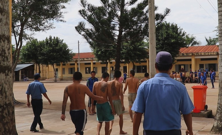 3 nghi phạm bị tạm giữ gồm: Nguyễn Thanh Phong (biệt danh Tư Gà Điều), Nguyễn Văn Lâm (biệt danh Sáu Hô), Nguyễn Văn Thông (biệt danh Lép Rồng, cùng ngụ TP.Mỹ Tho). 3 nghi phạm này đang trong thời gian chấp hành cai nghiện ma túy bắt buộc tại Cơ sở cai nghiện ma túy tỉnh Tiền Giang theo các quyết định của tòa án. 