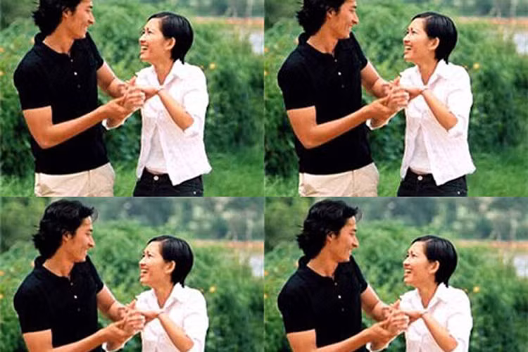 Trong bộ phim “Dốc tình”, Kim Hiền đảm nhận vai Thùy - cô gái nhân hậu nhưng sống bản năng trong tình yêu. Nhân vật của cô vướng tình tay ba với Thái (Huy Khánh) và Thu (Bảo Hòa). Ảnh: Phunutoday