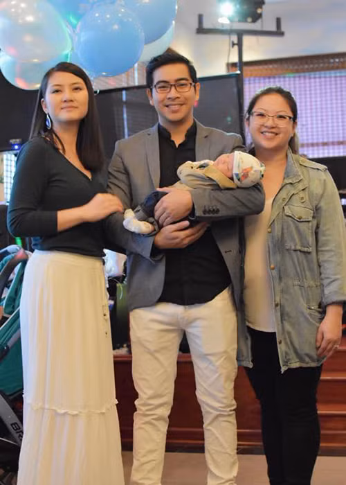 Ngoc Lan - Thanh Binh mo tiec day thang con trai o My-Hinh-4