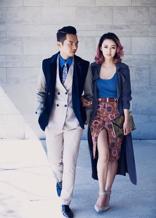 Bà xã của Á quân Gương mặt thân quen 2015 tên thật là Vũ Bích Thảo (Kellie), bằng tuổi chồng (năm 1988). Ảnh: FBNV