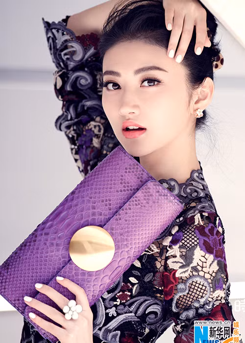 Ít ai có thể phủ nhận nhan sắc của Cảnh Điềm. Thậm chí, một số người từng cho rằng cô đẹp hơn cả Lưu Diệc Phi, Đường Yên...Ảnh: Tân Hoa Xã