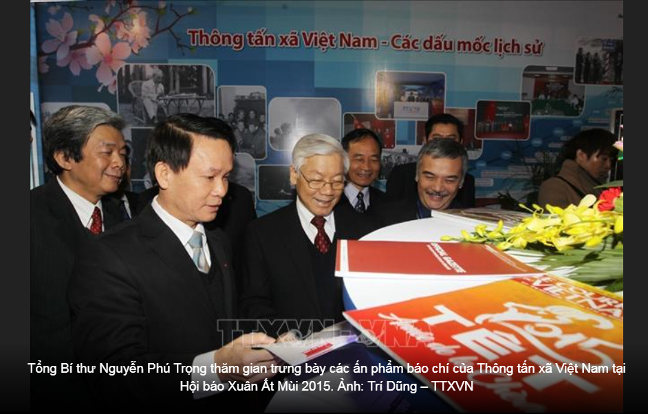 Tình cảm đặc biệt của Tổng Bí thư Nguyễn Phú Trọng với báo chí cách mạng Việt Nam - Hình 3 Tinh cam dac biet cua Tong Bi thu Nguyen Phu Trong voi bao chi cach mang Viet Nam-Hinh-3