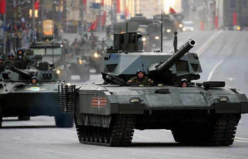 Xe tăng chiến đấu chủ lực T-14 Armata.