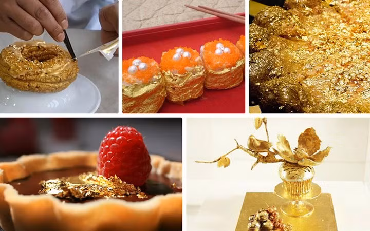 Những món ăn dát vàng chứng tỏ "đẳng cấp" của các thực khách giàu có