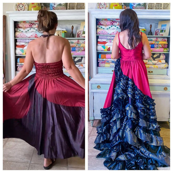 Những bộ đồ qua bàn tay tài năng của Caitlin vô cùng cá tính, thể hiện rõ nét tính cách nhiệt tình, tràn đầy năng lượng của bà mẹ ba con.