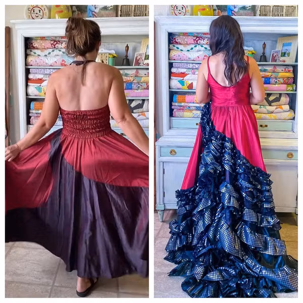 Những bộ đồ qua bàn tay tài năng của Caitlin vô cùng cá tính, thể hiện rõ nét tính cách nhiệt tình, tràn đầy năng lượng của bà mẹ ba con.