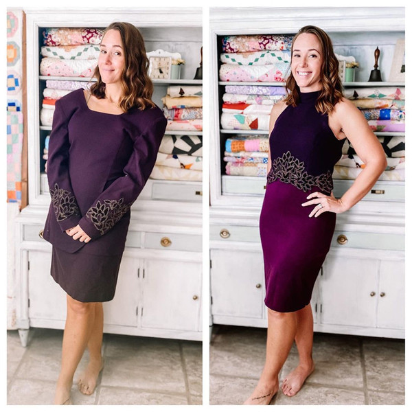 Caitlin mất từ 2 giờ đến 3 tuần để hoàn thành một bộ đồ. Tính trung bình, thời gian cho công việc này vào khoảng 2 ngày.