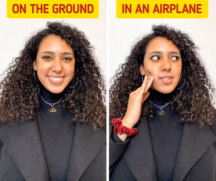 Bạn có thể bị đau răng đột ngột: Nhiều người cho biết răng của họ đột nhiên đau nhức khi đi máy bay. Nguyên nhân là bởi sự khác biệt về áp suất: Không khí đi vào các lỗ nhỏ và ép răng của bạn từ bên trong. 