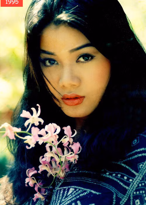 Năm 1995, Trương Ngọc Ánh giành giải Người mẫu ăn ảnh nhất tại cuộc thi Tìm kiếm người mẫu châu Á. 3 năm sau, cô đăng quang cuộc thi Hoa hậu thời trang Quốc tế. Ảnh: Đất Việt