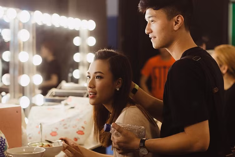 Mới đây, Huỳnh Anh bất ngờ chia sẻ thông tin đã chia tay Hoàng Oanh được hơn 3 tháng. Nguyên nhân chia tay vẫn được người trong cuộc giữ kín. Ảnh: Instagram nhân vật