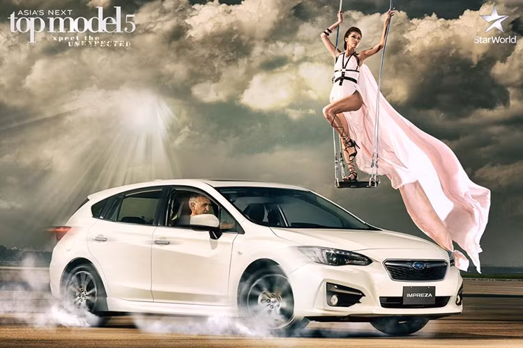 Bước sang thử thách trong tập 9, Minh Tú thực hiện suôn sẻ thử thách chụp hình trên không. Tất cả giám khảo và đại diện của nhãn hàng đều khen ngợi bức ảnh của cô. Với số điểm 31, Minh Tú vươn lên vị trí dẫn đầu.