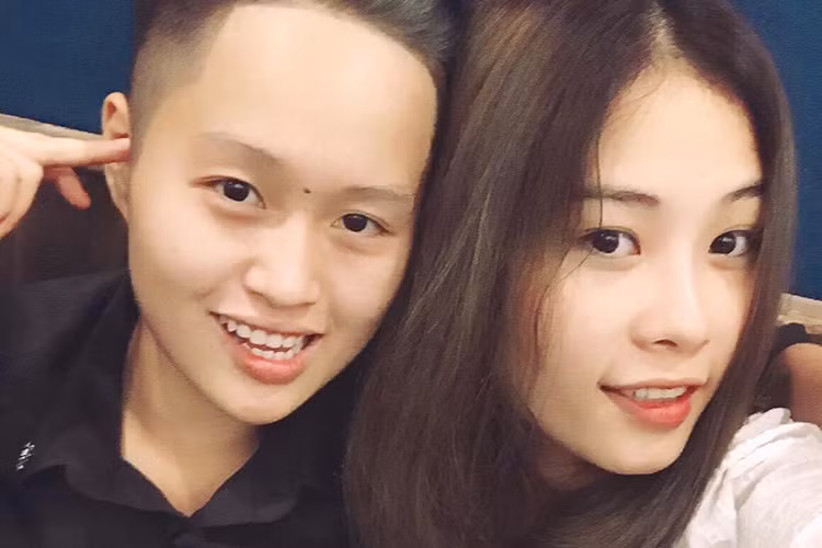 Lệ Nam xinh đẹp không kém em gái. Ngoài ra, cô còn năng động, mạnh mẽ hơn. Tuy nhiên, xinh đẹp là vậy nhưng cô không thích đi thi hoa hậu. Ảnh: FBNV