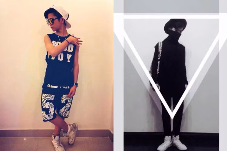 Dù ít đi diễn nhưng cậu học trò của Hồ Hoài Anh - Lưu Hương Giang khá quan tâm đến ngoại hình, phong cách. Ảnh: FBNV