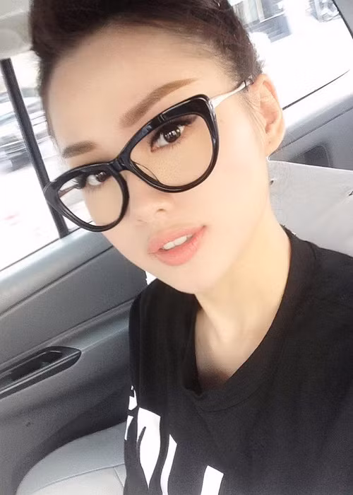 Giống như lần mang bầu đầu tiên, Tâm Tít có chế độ ăn uống hợp lý nên dù bụng lớn vẫn cảm thấy gọn gàng. Ảnh: FBNV