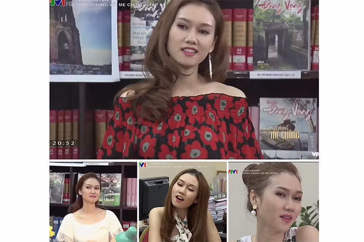 Trong bộ phim “ Sống chung với mẹ chồng”, ngoài Minh Vân, bà Phương và Thanh, một nhân vật khác cũng thu hút sự chú ý của khán giả đó là Trâm - cô gái xinh đẹp, đỏng đảnh và ham vật chất. Ảnh: FBNV