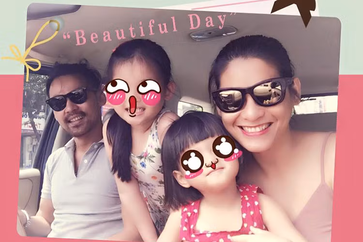 Ngoài đời, Lâm Minh Thắng và Kim Tiên là cặp vợ chồng rất kín tiếng. Hiện, cặp đôi đã có 2 cô con gái. Ảnh: FBNV