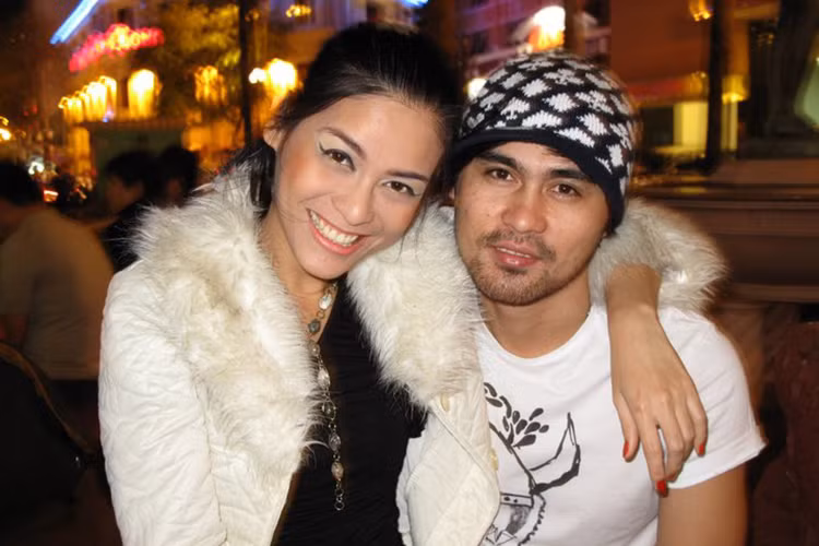 Lâm Minh Thắng và cựu người mẫu Kim Tiên từng được đánh giá là cặp đôi đẹp nhất trong các TVC quảng cáo. Ảnh: FBNV