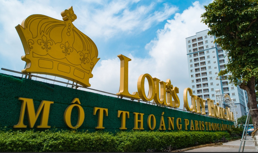 Biet gi ve chu dau tu Louis City Hoang Mai dang no thue?