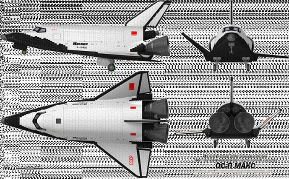 Chiếc máy bay vũ trụ nói trên thực tế là một tàu con thoi với kết cấu "thân chịu lực", trong đó đôi cánh hình chữ V có thể thay đổi hướng. Nhu cầu tạo ra một phương tiện như vậy đã được nghĩ đến từ vài năm trước ở Nga
