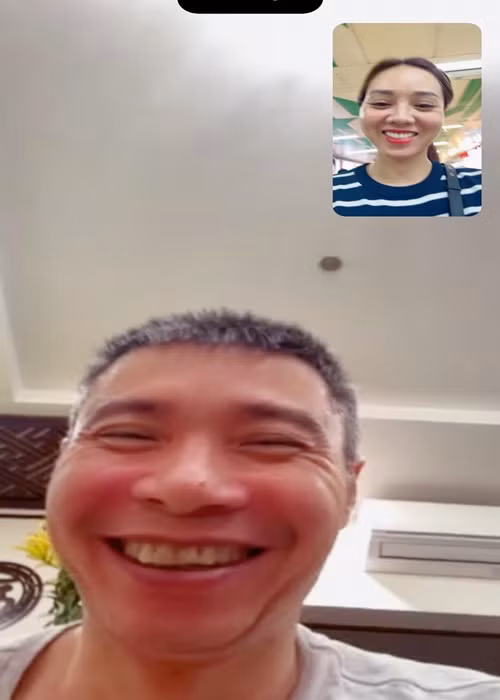 Không chỉ chăm sóc Công Lý, Ngọc Hà luôn ủng hộ chồng hoạt động nghệ thuật. Ảnh: FBNV.