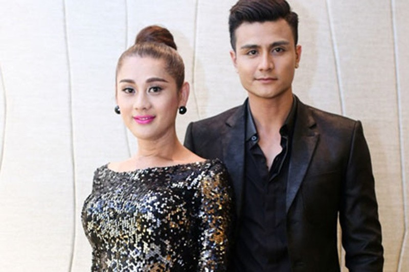 Năm 2015, Lâm Khánh Chi dành nhiều lời có cánh cho Vĩnh Thụy trên mặt báo sau 3 tập phát sóng chương trình Điệp vụ tuyệt mật có sự góp mặt của hai người. Về phía Vĩnh Thụy, anh phủ nhận yêu Lâm Khánh Chi. Ảnh: Dân Việt.