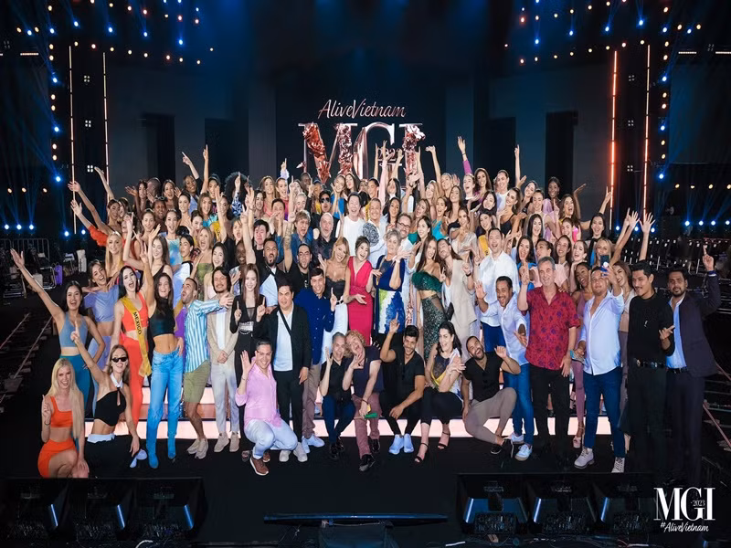 Theo Global Beauties, đại diện Colombia sẽ đăng quang. Các đại diện Peru, Hà Lan, Mỹ và Myanmar sẽ lọt top 5. Ảnh: Miss Grand International.