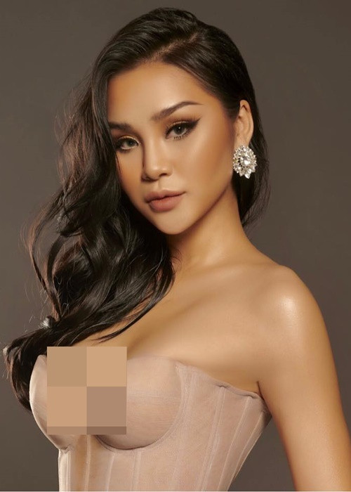 Cô sở hữu gương mặt sắc sảo cùng vóc dáng quyến rũ. Ảnh: FBNV.