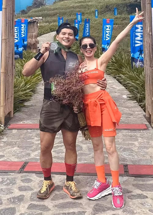 Bạn trai Lệ Quyên làm người mẫu rồi lấn sân đóng phim. Ảnh: FBNV.