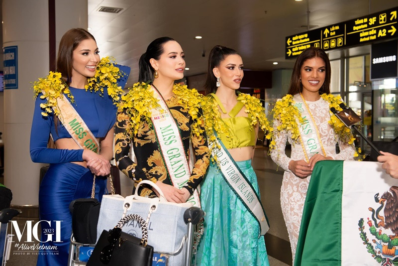 Đại diện Brazil cũng thuộc nhóm thí sinh Miss Grand International 2023 vừa đến Việt Nam. Ảnh: Sen Vàng.