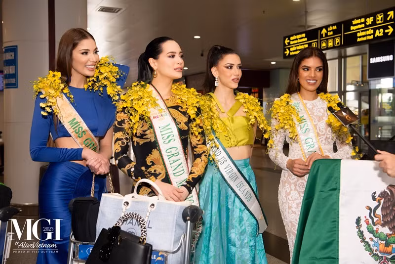 Đại diện Brazil cũng thuộc nhóm thí sinh Miss Grand International 2023 vừa đến Việt Nam. Ảnh: Sen Vàng.