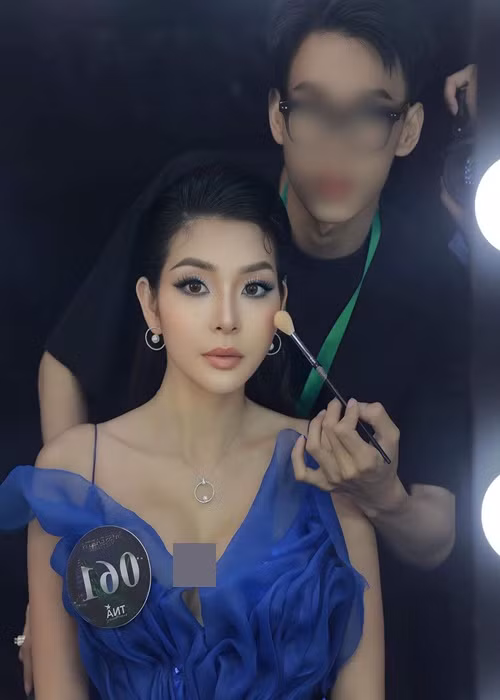 Tracy Lê Nguyễn thuộc nhóm thí sinh mạnh ở Hoa hậu Trái đất Việt Nam 2023. Người đẹp sinh năm 1996, cao 1m70, có số đo ba vòng 81 - 61 - 86 cm. Ảnh: FBNV.