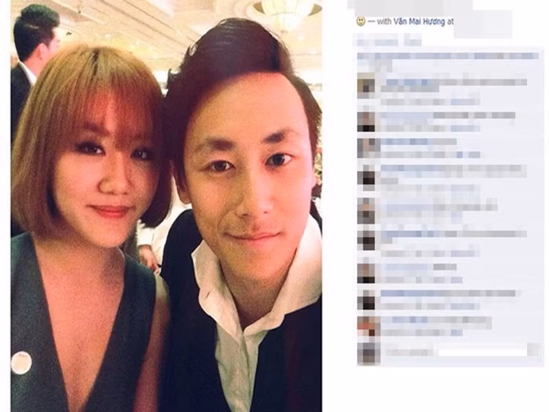 Rocker Nguyễn từng vướng tin đồn hẹn hò với một số mỹ nhân. Năm 2014, anh ca sĩ dính nghi vấn tình cảm với Văn Mai Hương. Trên trang cá nhân, cả hai thường xuyên chia sẻ hình ảnh thân thiết bên nhau. Khi về Việt Nam nghỉ hè, Rocker Nguyễn hộ tống Văn Mai Hương đi diễn. Ảnh: FBNV.