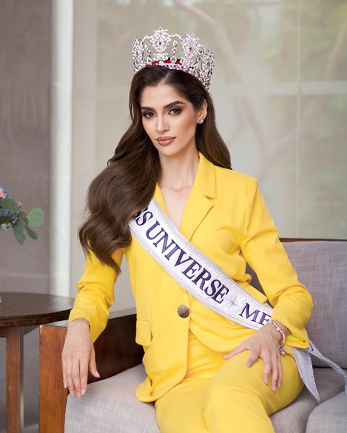 Melissa Flores từng là Hoa hậu Lửa ở Miss Earth 2018 - Hoa hậu Trái đất 2018. Thời điểm đó, mỹ nhân người Mexico cao 1m82, có số đo ba vòng 90-60-90 cm. Ảnh: Instagram.