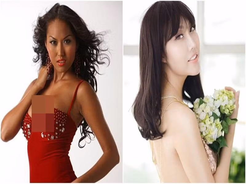 Phi Thanh Vân trải qua 21 lần dao kéo từ sửa mũi, độn cằm, chỉnh răng, nâng ngực đến nhuộm da. Nhan sắc của cô thay đổi theo từng thời kì. Có lúc Phi Thanh Vân là người đẹp da nâu, có lúc như búp bê với làn da trắng nõn, mái tóc vàng, đôi mắt to. Ảnh: Người Đưa Tin.